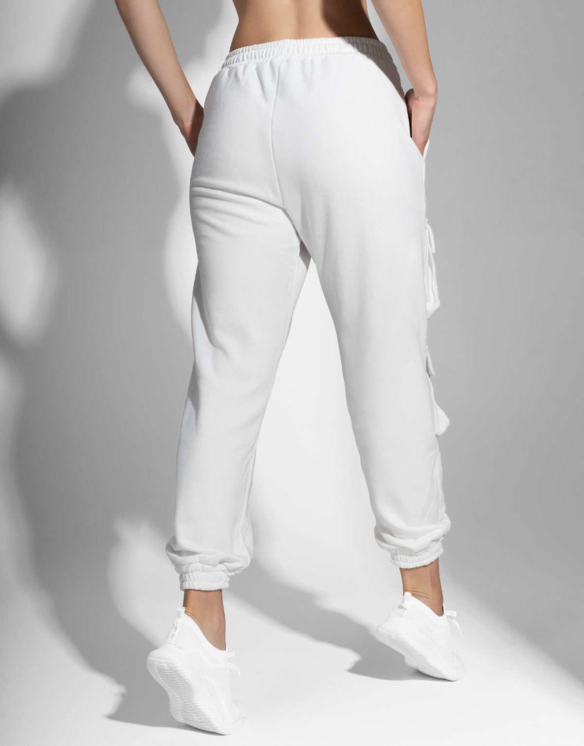 COLLEGE WHITE JOGGER