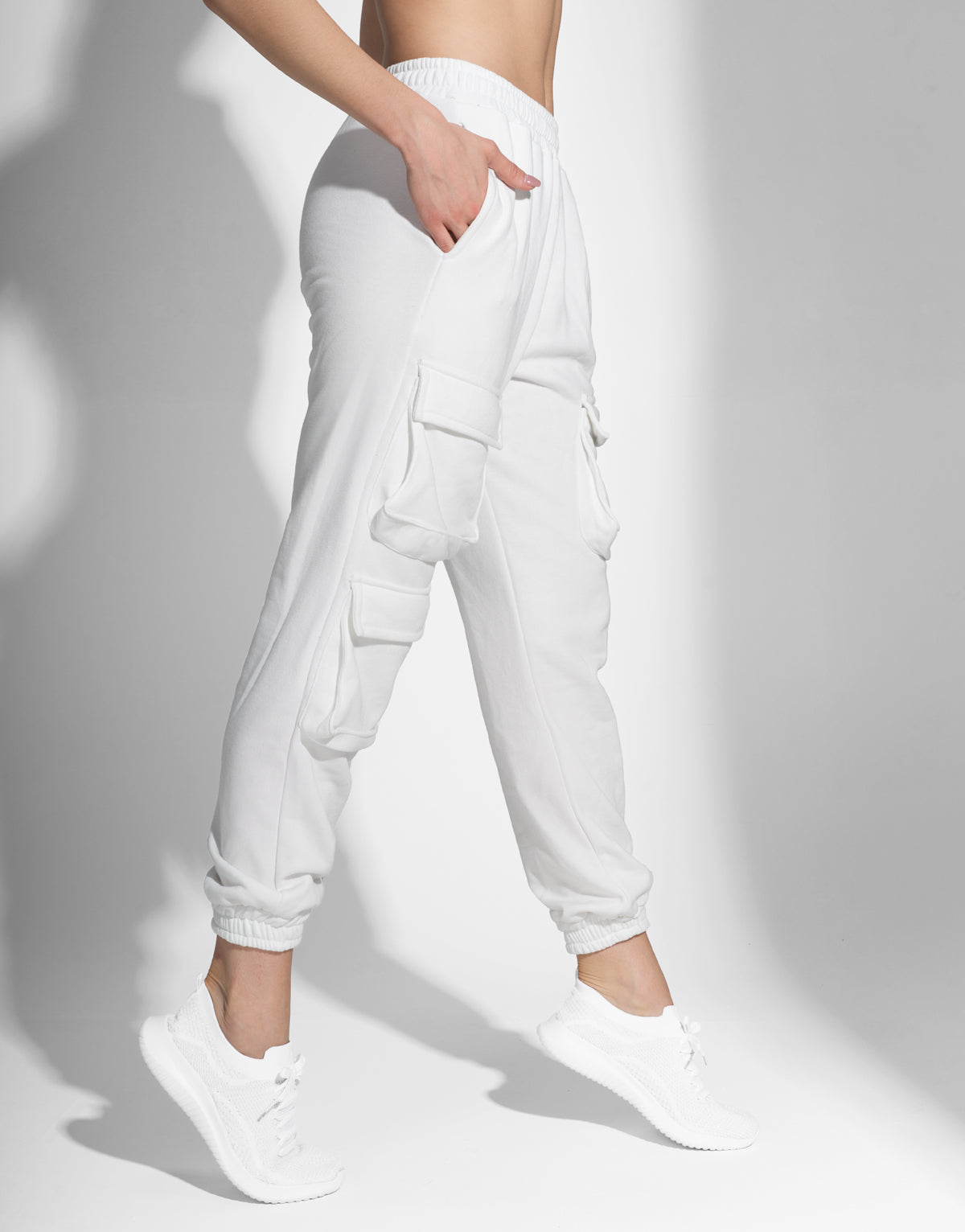 COLLEGE WHITE JOGGER
