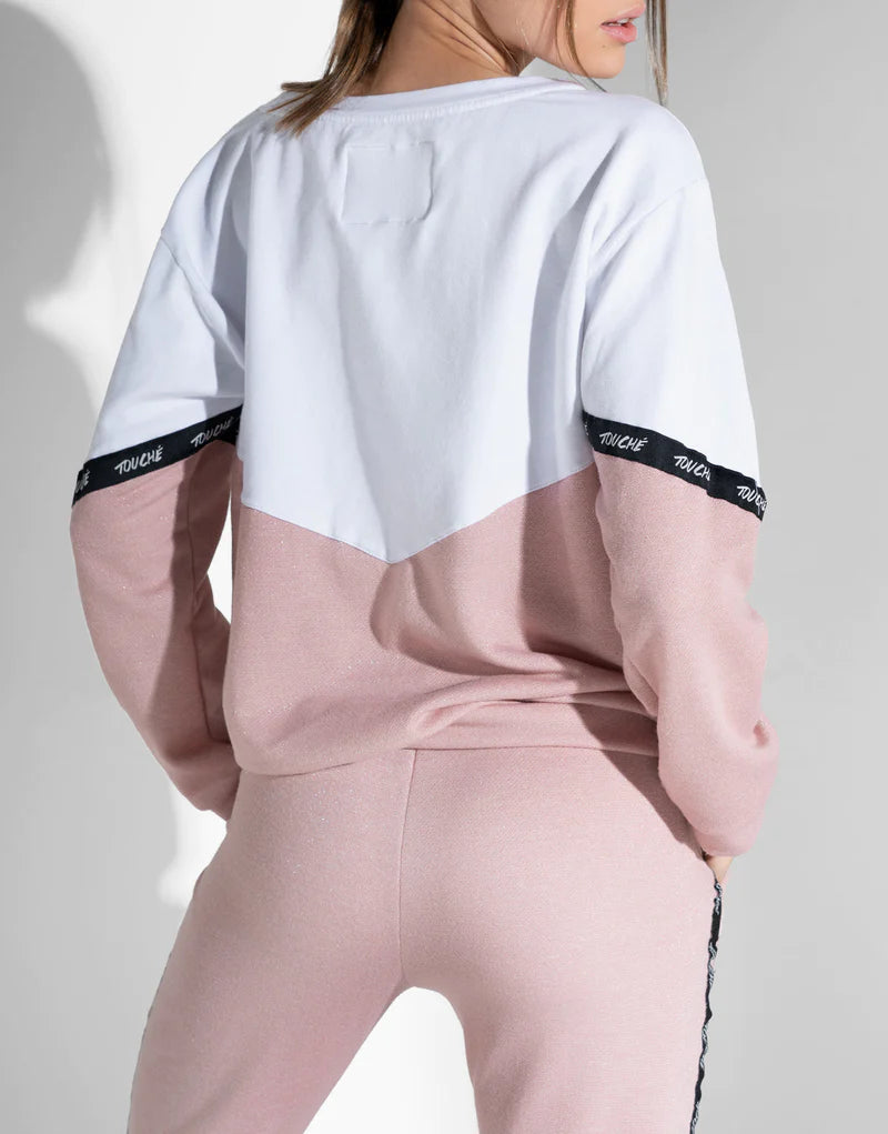 ROSE GLITTER HOODIE