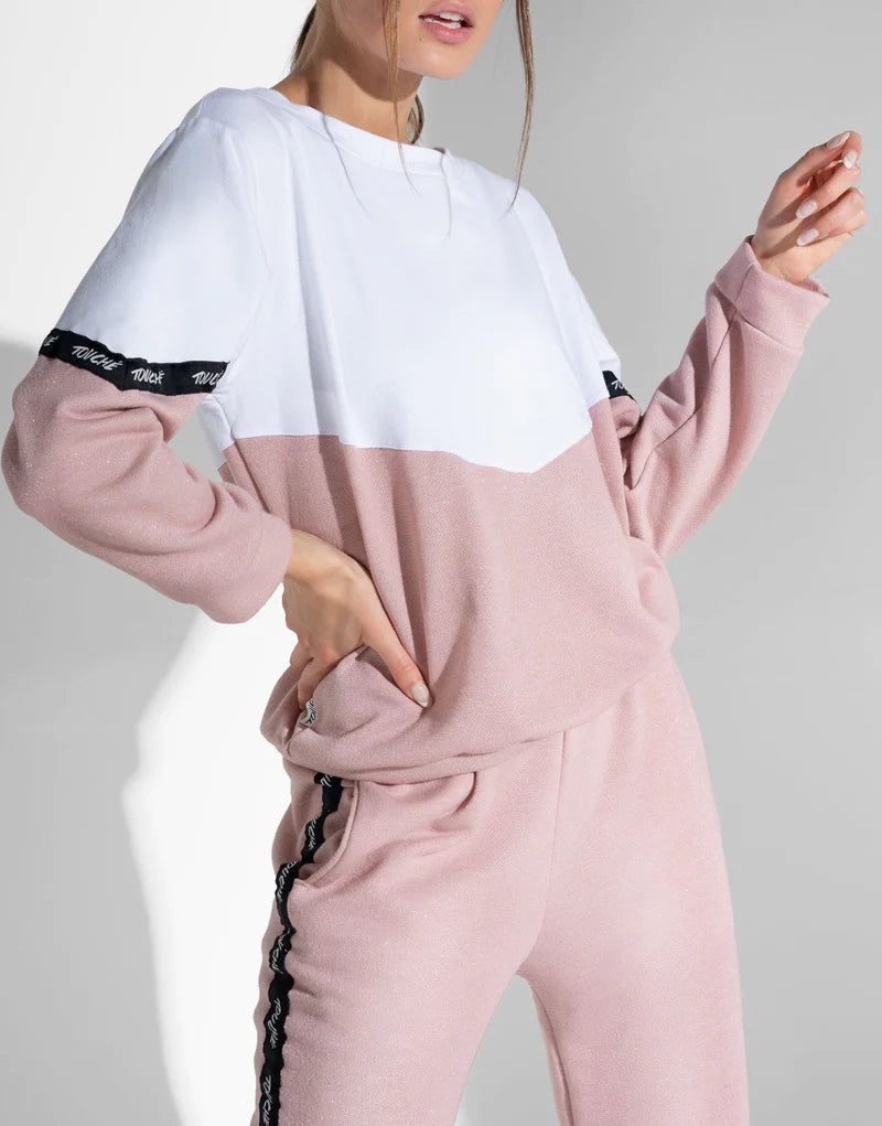 ROSE GLITTER HOODIE