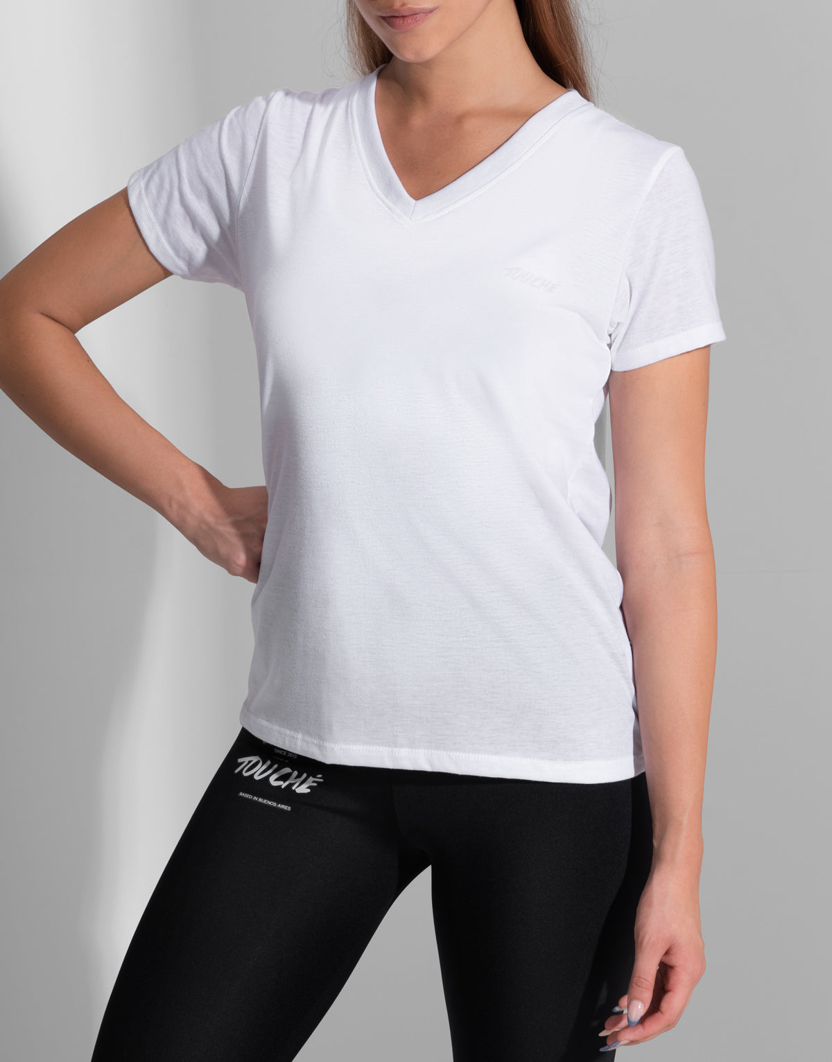 WHITE BASIC TEE