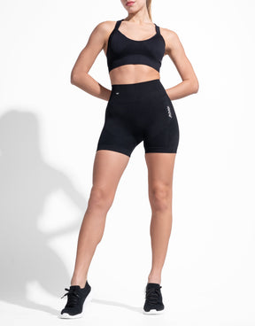 CROSSED BLACK SHORT SEAMLESS